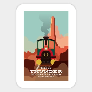 Big Thunder Mountain Railroad Sticker